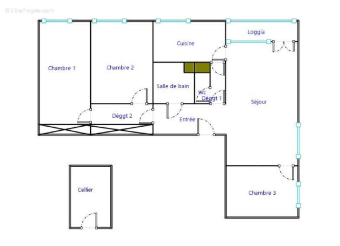 Lumineux appartement T4 de 78m² avec balcon, vue dégagée, place de parking privative - Bron - photo 10