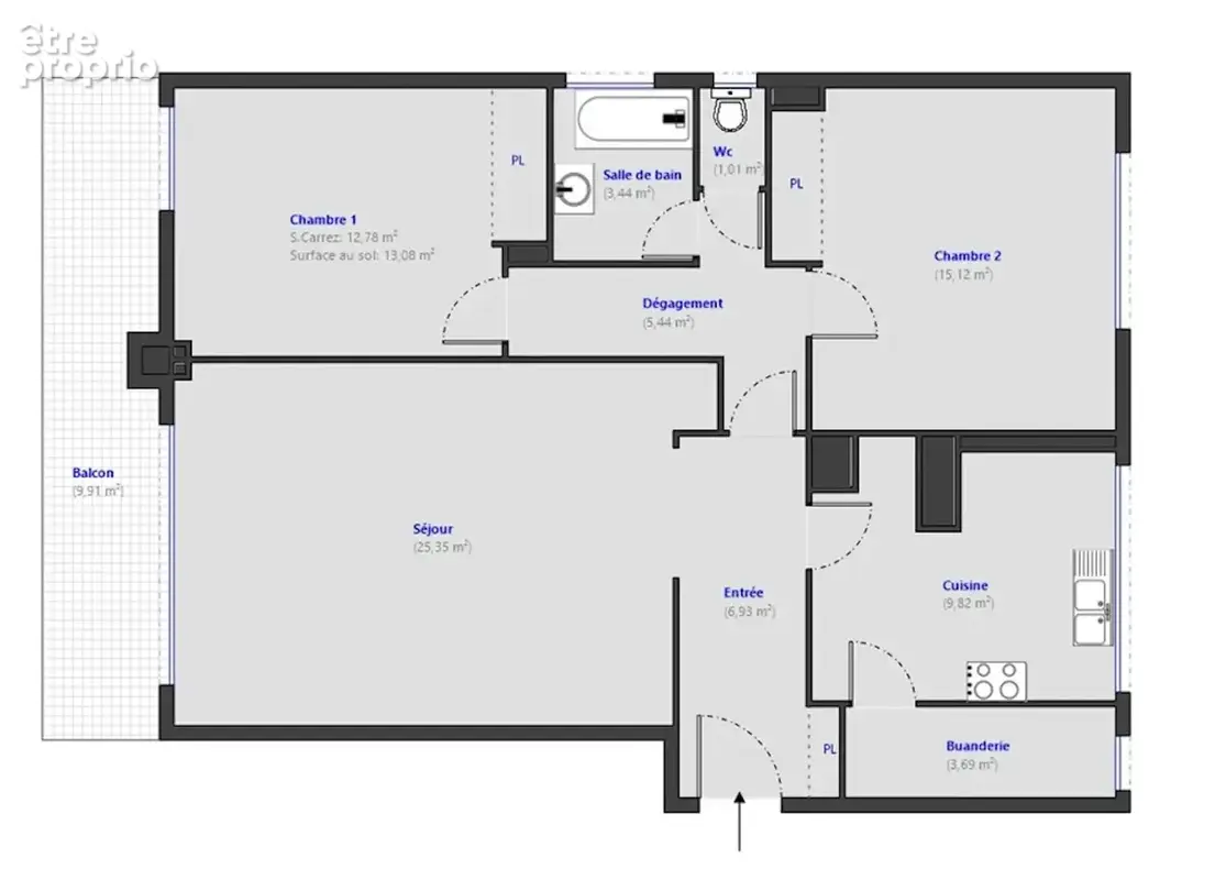 Nice - cimiez - appartement 3 pieces - 83,6 m2 - photo 15