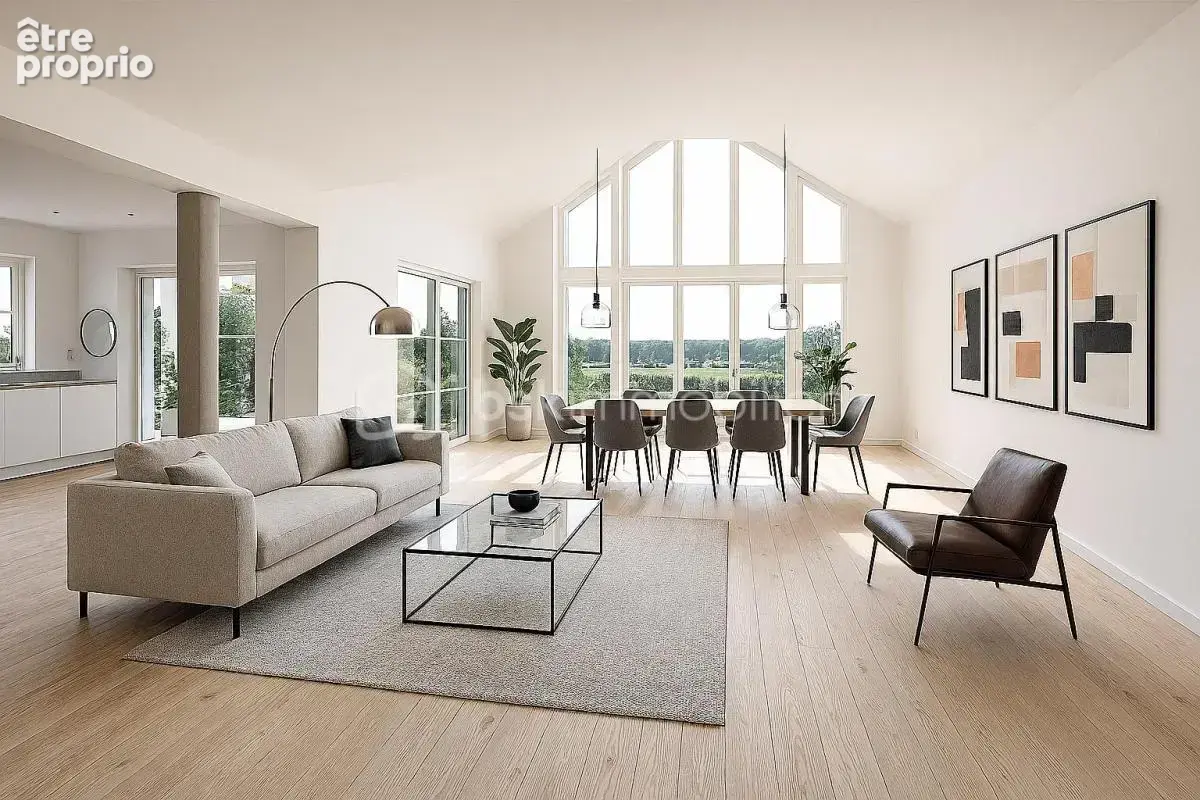 Maison exceptionnelle vue panoramique, d’une superficie de 144 m², sur sous-sol de 56 m² édifié sur terrain de 410 m² arboré et  - photo 1