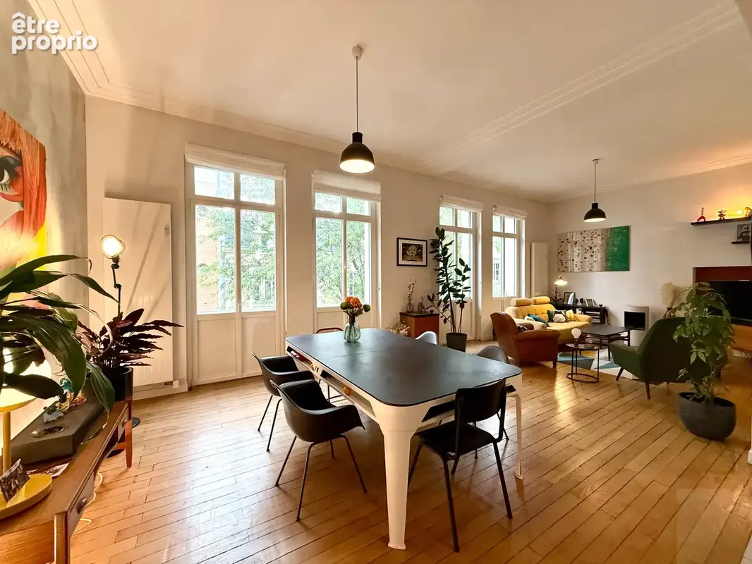 Amiens - centre-ville - appartement familiale - 150m2 - 3 chambres - 1 bureau - terasse- cave - photo 4