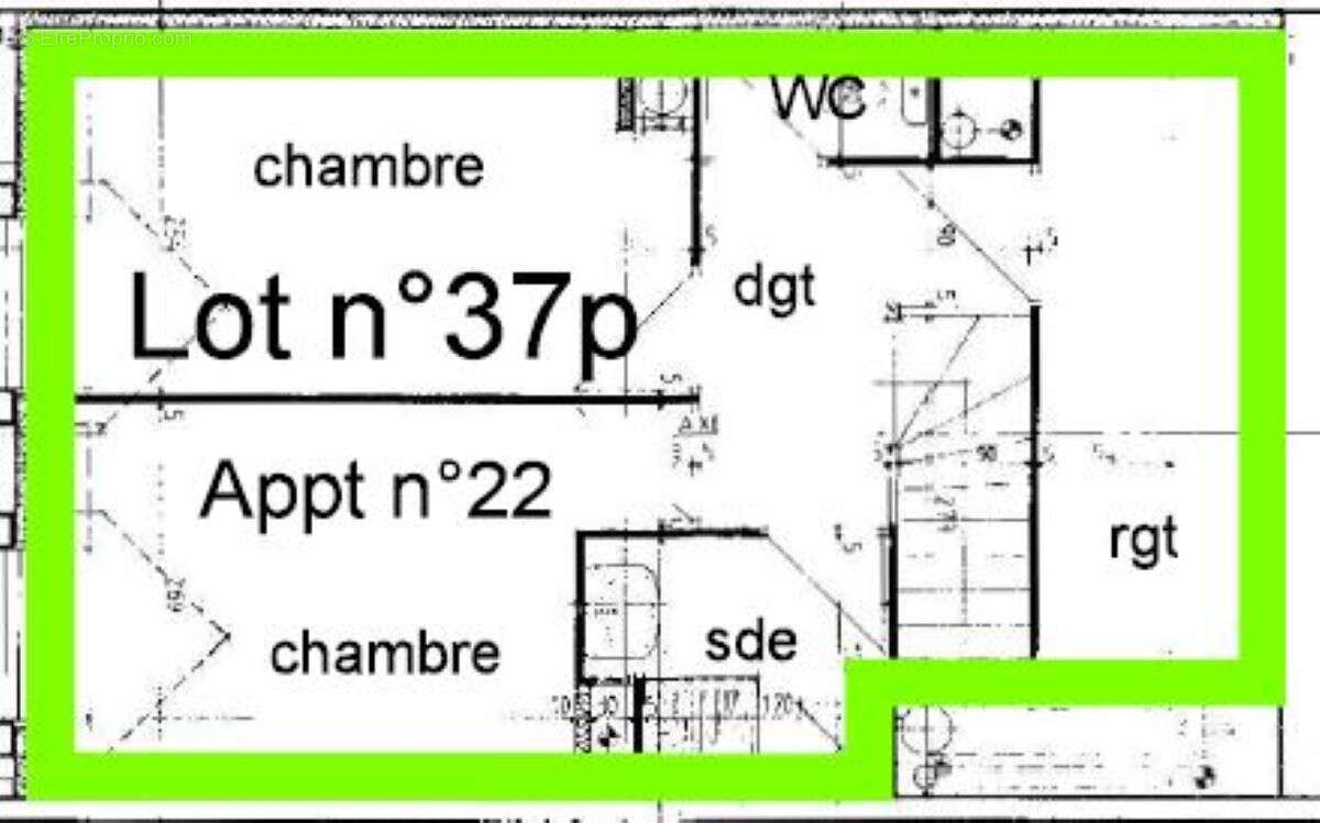 Angers - T4 en duplex avec parking - photo 12