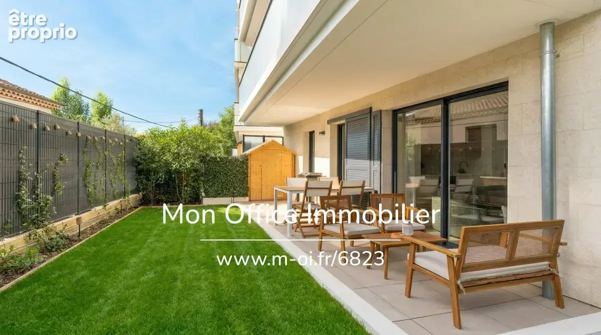 Référence : 6823-JDO. - Superbe T3 avec jardin de 130 m² et parking à proximité d'Aix-centre et de la Torse - photo 3