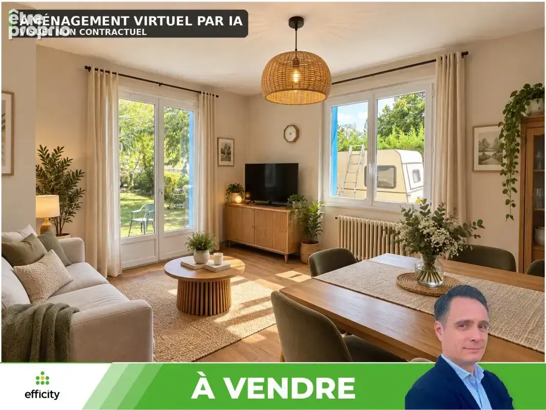 Maison 3 pièces 56 m² à vendre à Rouille (86480) - photo 7