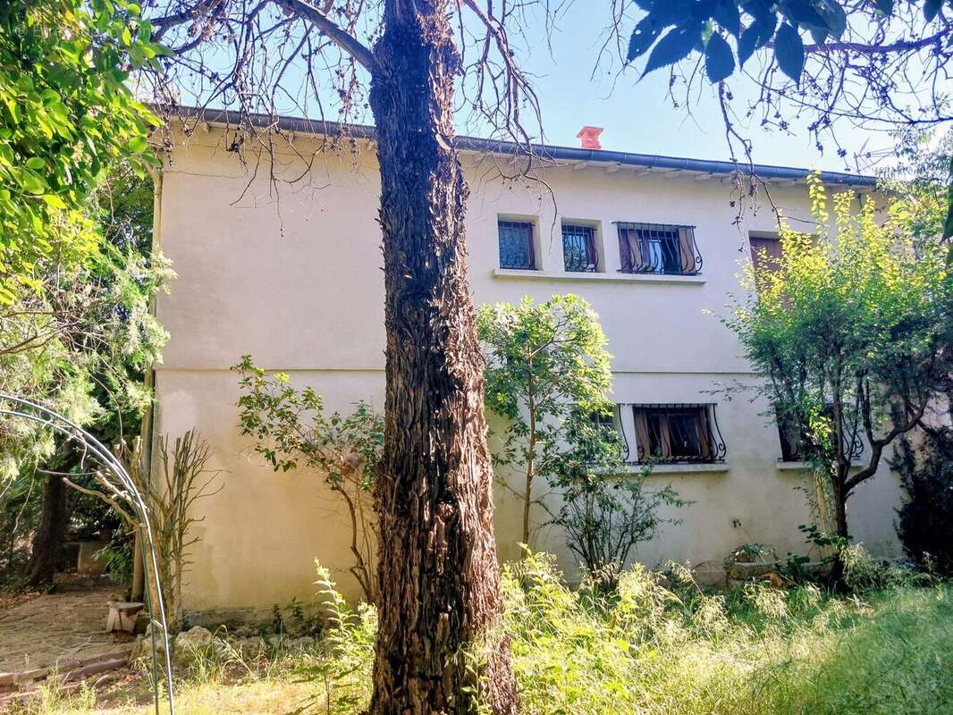 Facade de dos de la maison - Maison à MONTPELLIER