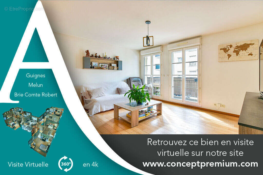 Appartement 2 pièces à vendre - Centre-ville de Brie-Comte-Robert - photo 4