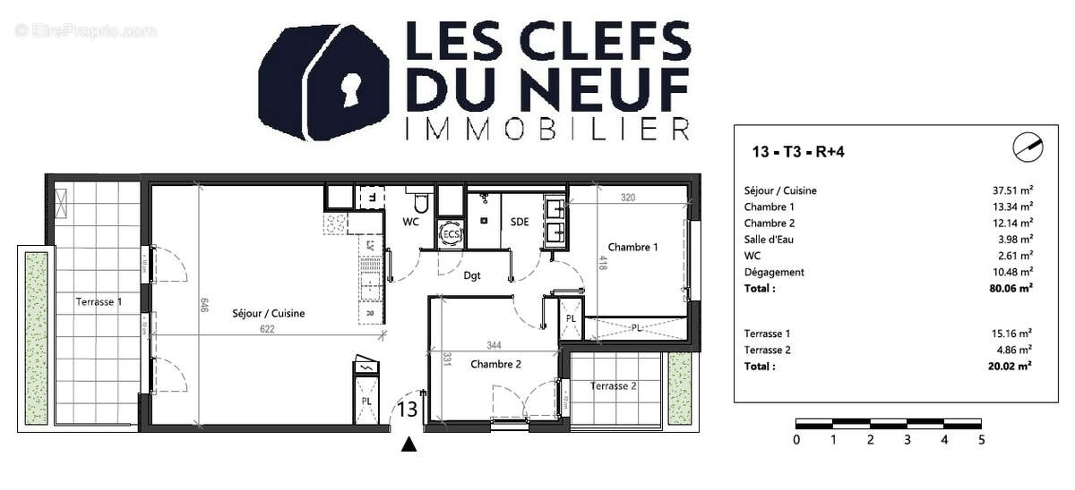 Appartement à TOULOUSE