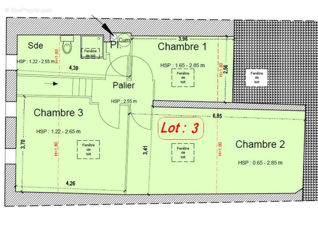 Appartement à COUTRAS