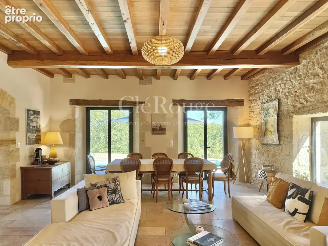Près de Monségur – Très belle propriété avec gîte, piscine, lac et plus de 5 hectares. - photo 6