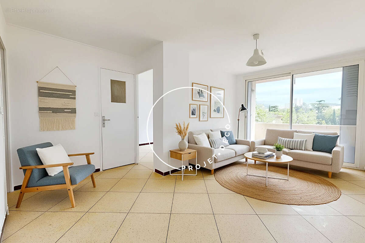 A vendre - Appartement T3 avec Balcon au calme absolu  et Vue Colline ? Parc Sévigné, Marseille 13009 - photo 3