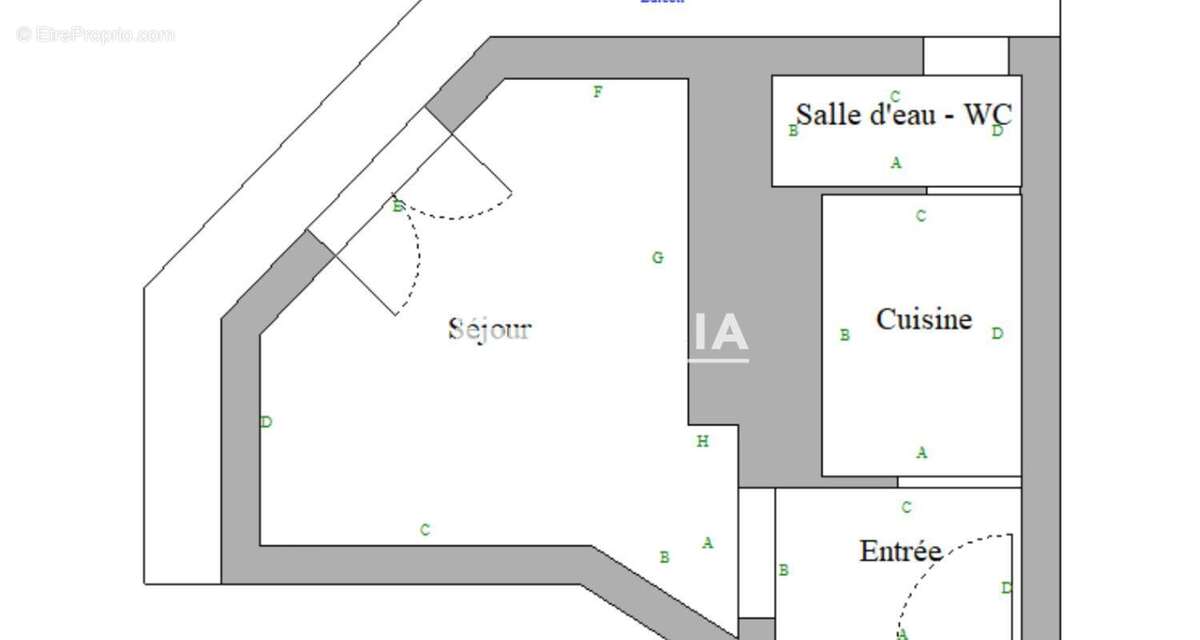 Appartement à PARIS-20E