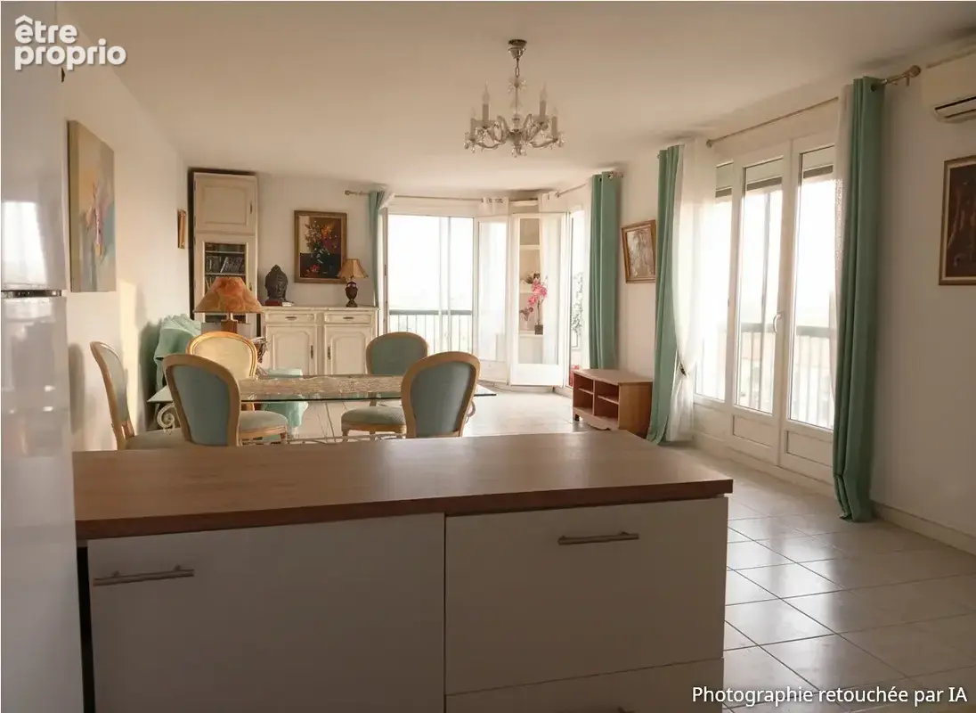 Perpignan Verte Feuille - Appartement T4 de 103m2 - Vue mer - 162000€ - photo 5