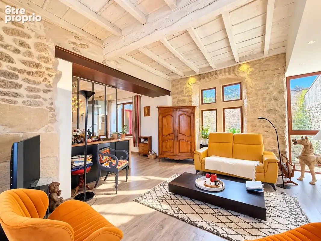 VILLEVIEILLE, RARE en hyper centre , Belle maison de type T5, atelier d'artiste, remise, Beau patio, cuisine d - photo 4