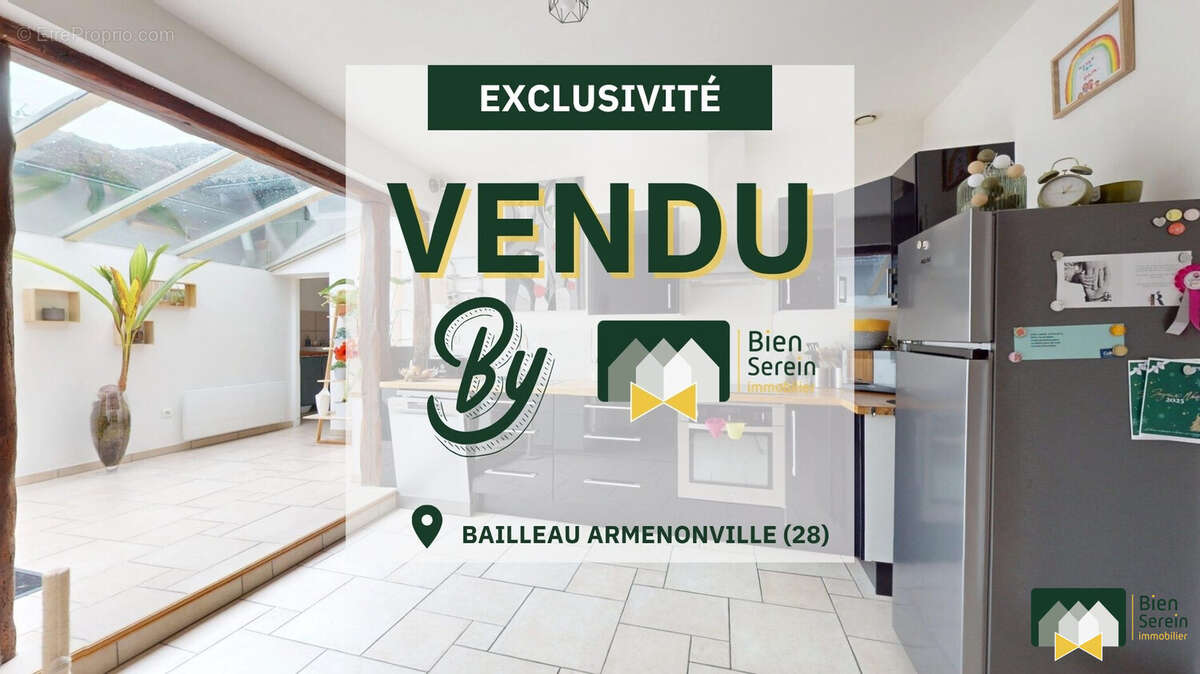 Maison à BAILLEAU-ARMENONVILLE
