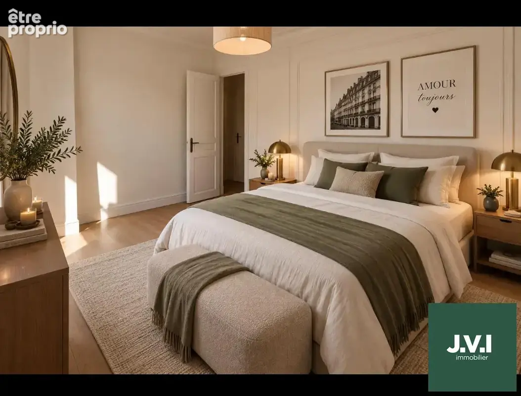 A vendre - Appartement Enghien Les Bains 3 pièce(s) 65 m2 - photo 2