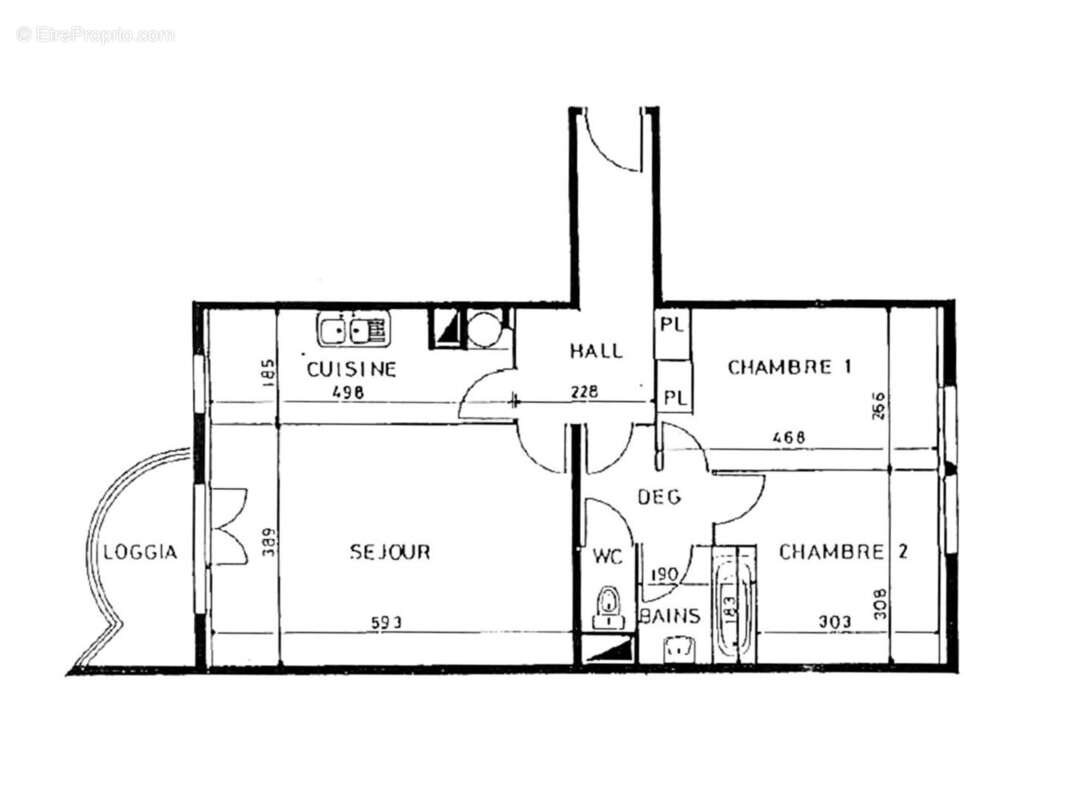 Charpennes -  Spacieux T3 de 70m² avec balcon, cave et stationnements - photo 9