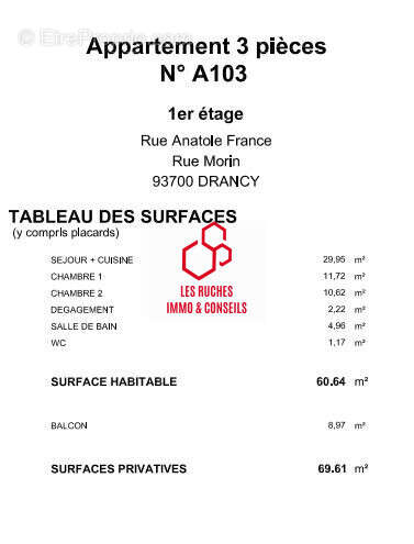 Appartement à DRANCY