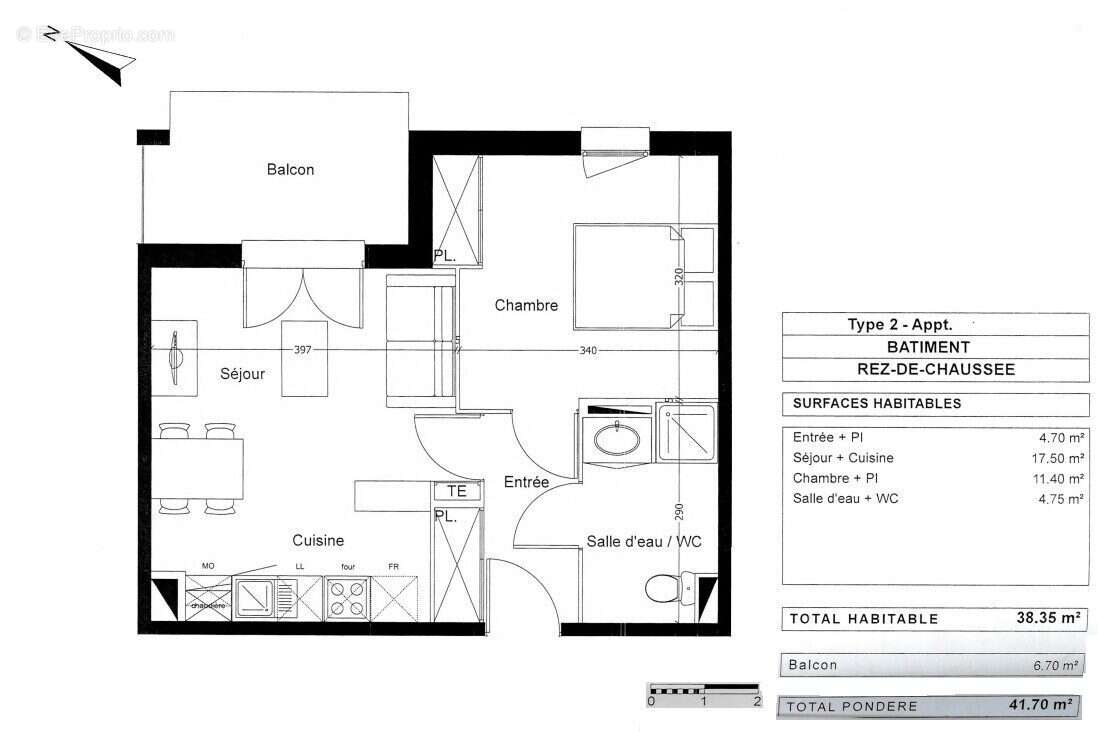 Appartement à AUCAMVILLE