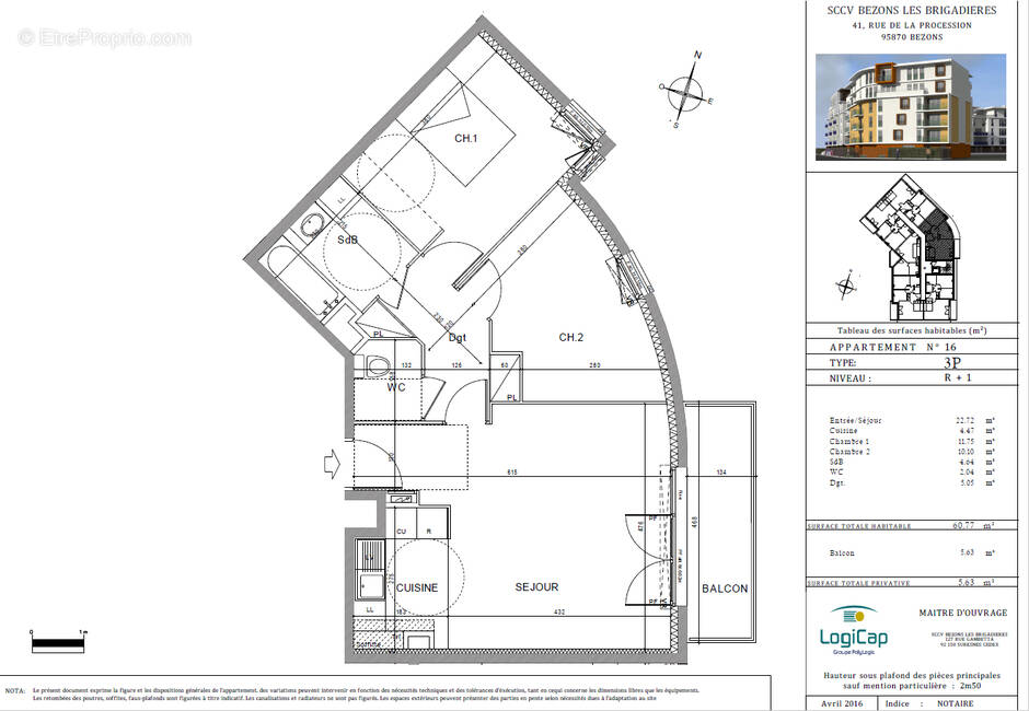 Appartement à BEZONS