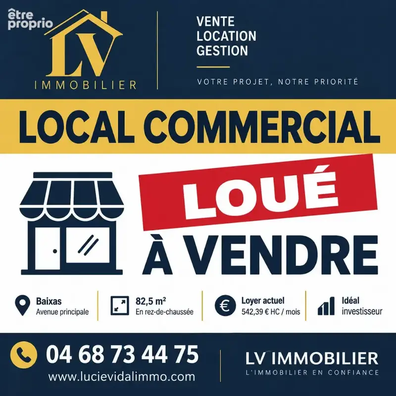 Photo Commerce à Baixas au prix de 76 000€