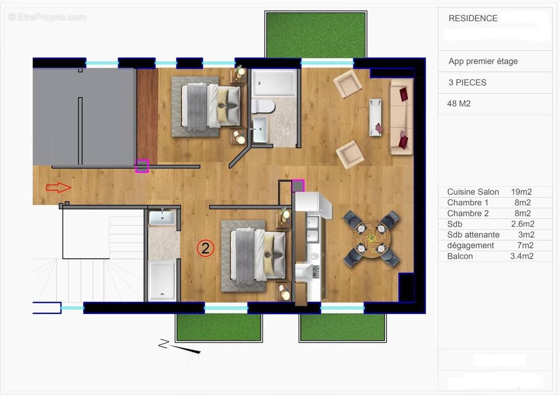 Appartement à MANDELIEU-LA-NAPOULE