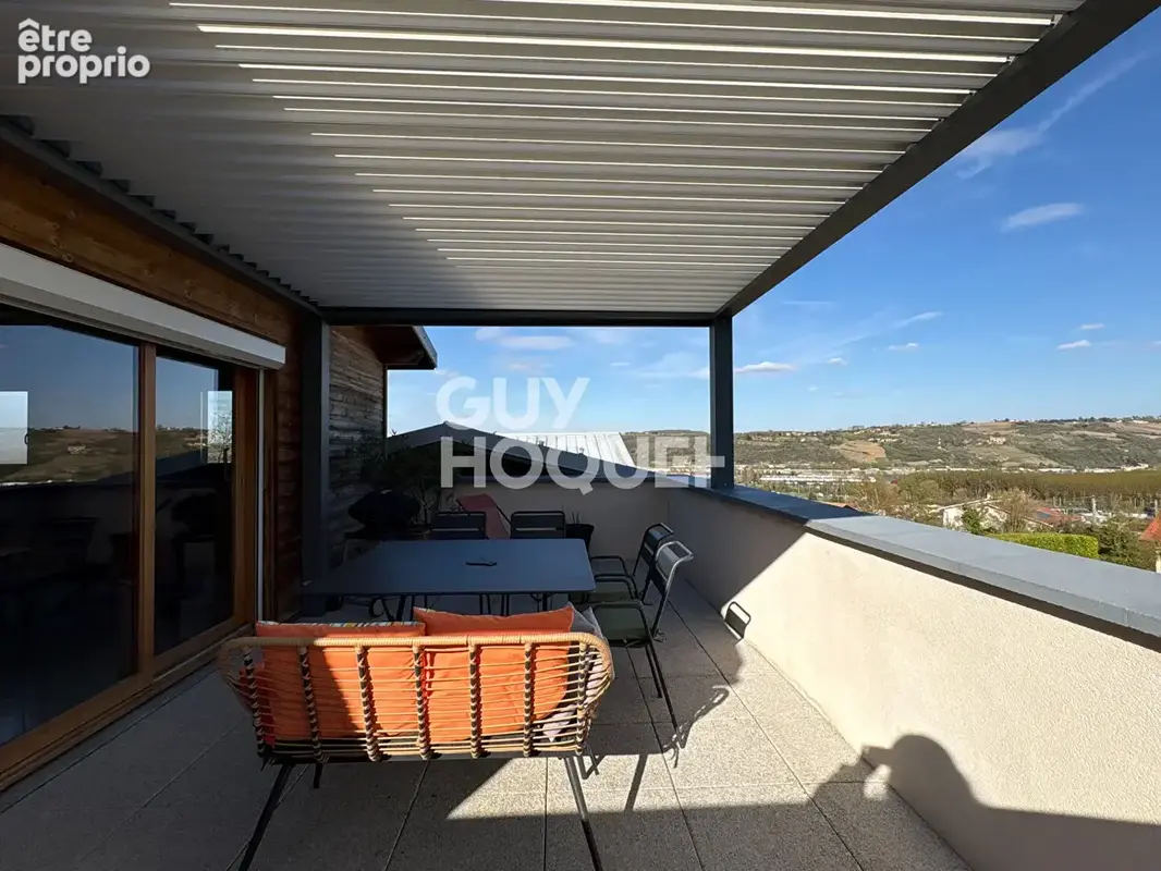 Appartement T4 climatisé de 95m² dernier étage avec terrasse et garage double - Loire-sur-Rhône Clos de Beauregard - photo 13