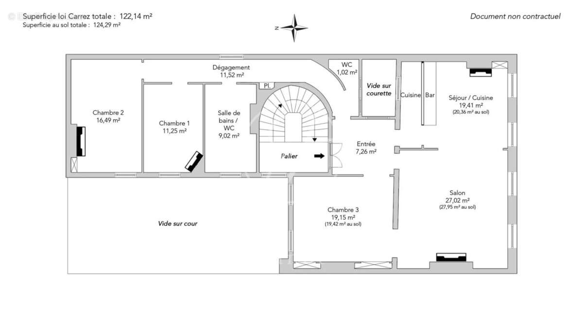 Appartement à PARIS-18E