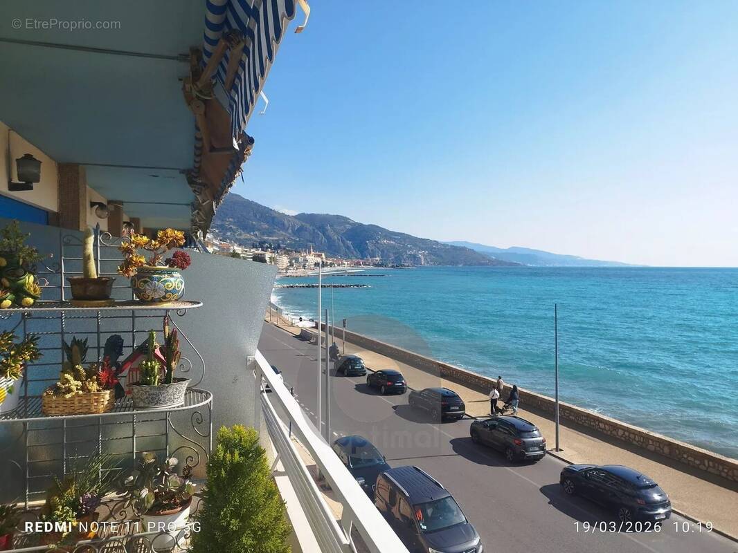 Appartement à MENTON