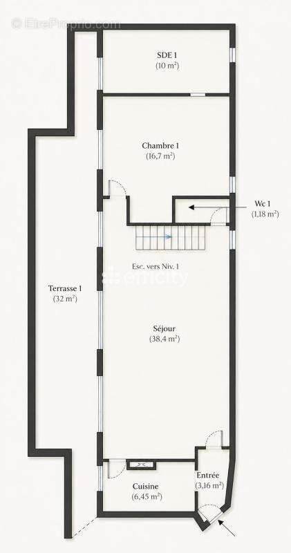 Appartement à PARIS-15E