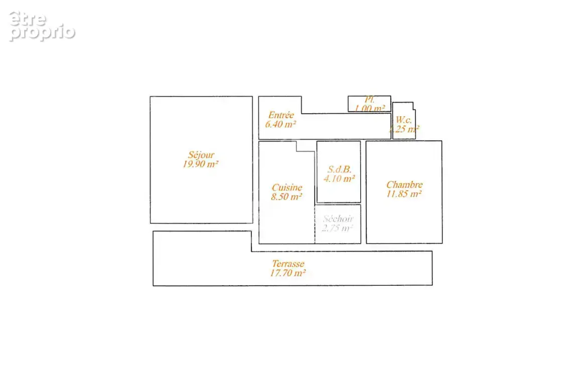 Appartement 55m² à vence - photo 8