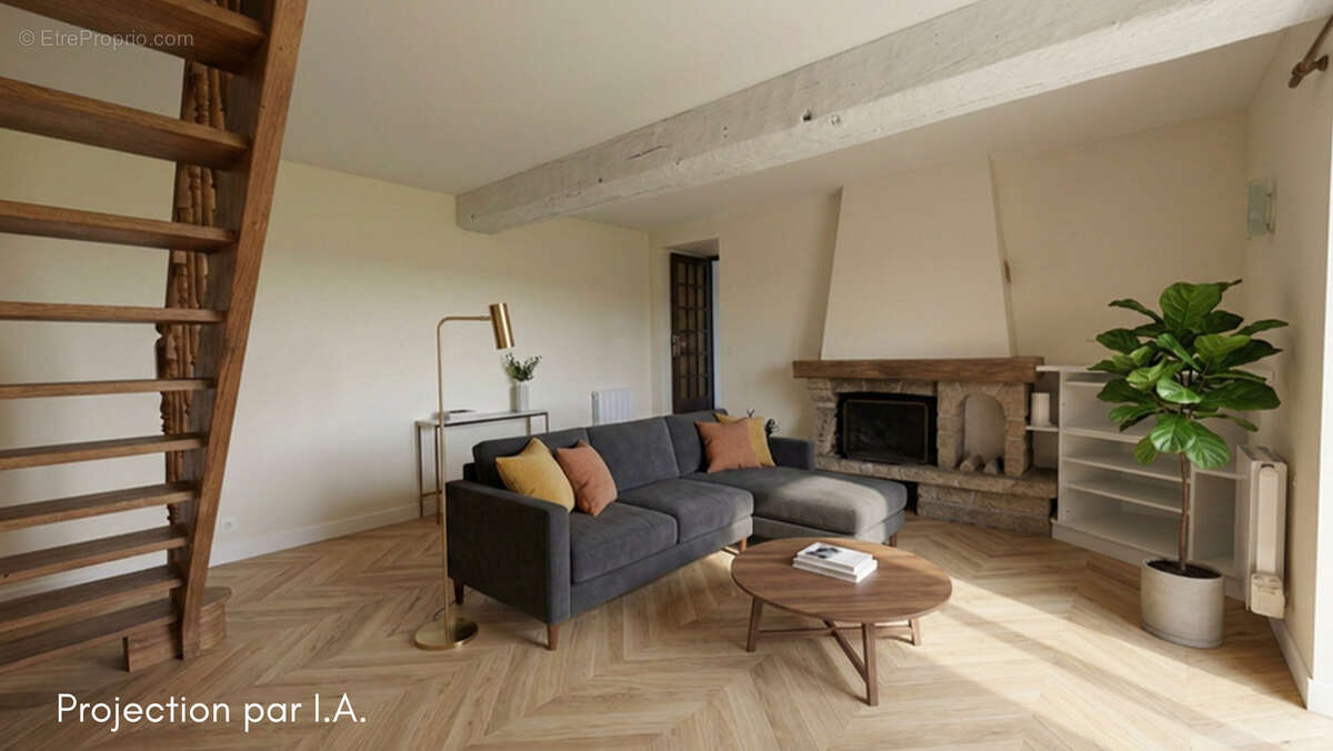 Maison de campagne de 87 m2 avec 3 chambres sur 2 300 m2 de terrain arboré - photo 4