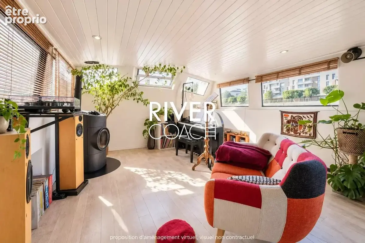 Vivre autrement : belle péniche navigante avec 4 chambres et terrasse à Saint-Maur - photo 7