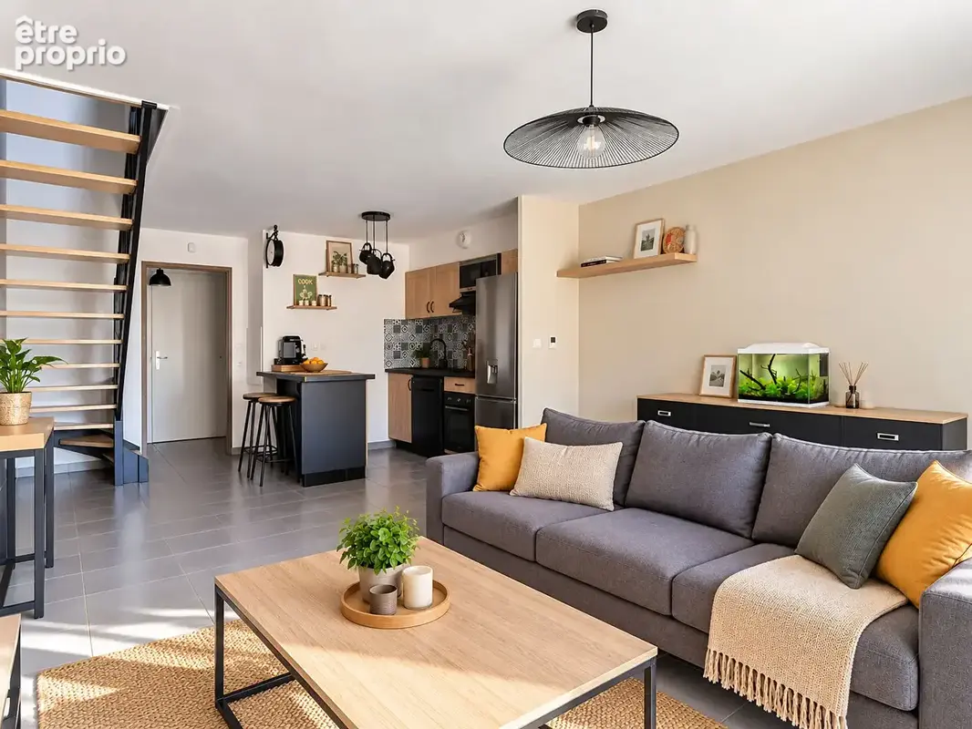 Appartement Duplex Bruguières 3 pièces de 63.28 m² avec jardin, parking et cellier / atelier - photo 2