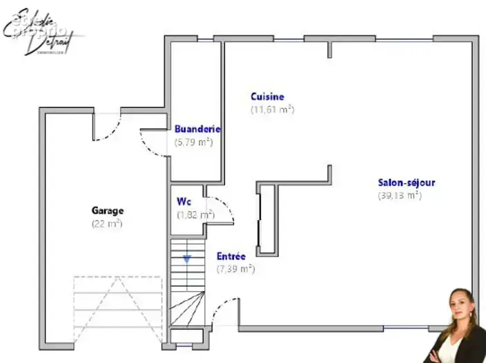 Maison 123 m² à La Bazoge  - photo 15