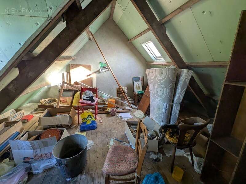 Mellionnec maison en pierre sous ardoises a renover 2 pieces 55m² parcelle attenante de 292 m² - photo 7