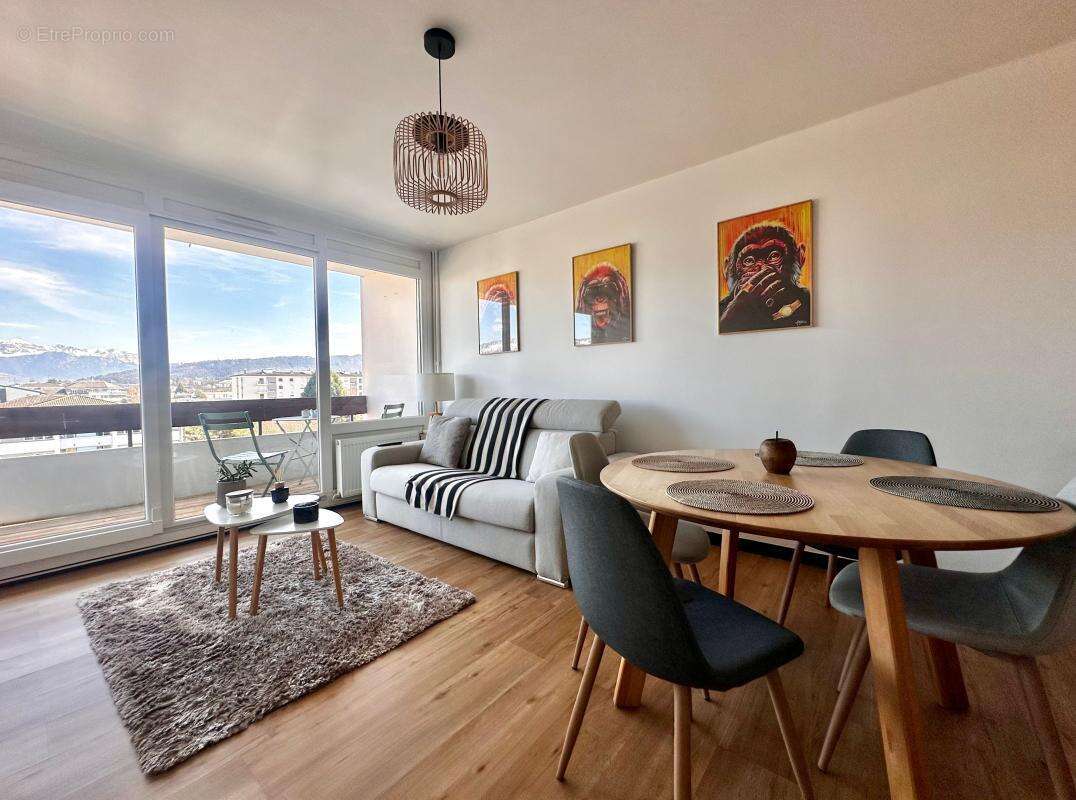 T2 rénové – 41 m² – Étage élevé avec ascenseur – Grand balcon vue montagnes – Annecy / Meythet - photo 5