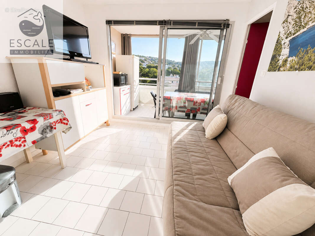Vente studio cabine vue degagee quartier les quilles a sete - photo 9
