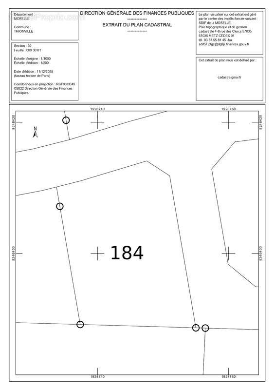 Terrain à THIONVILLE