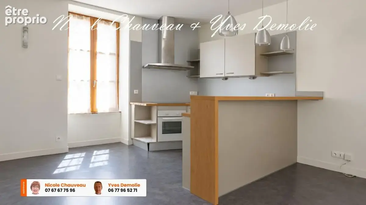 Issoire 63500 – maison de ville 88 m² rénovée – 2 chambres – garage – revenu locatif - 179 000€aison à vendre 4 pièces issoire ( - photo 5