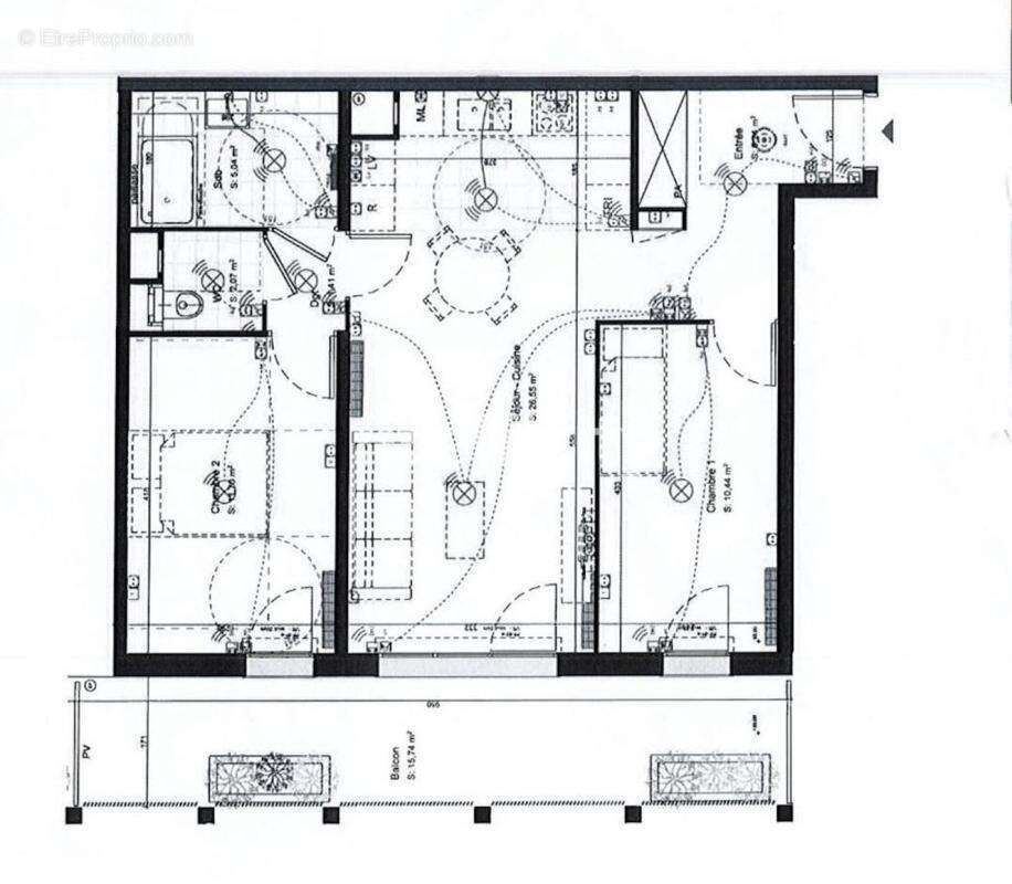 Appartement à ROMAINVILLE