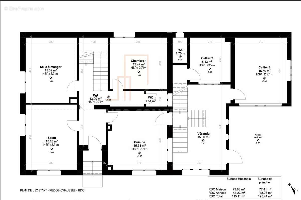 Maison individuelle de 216,55 m2 habitables sur 9,42 ares de terrain sis Kilstett. - photo 17