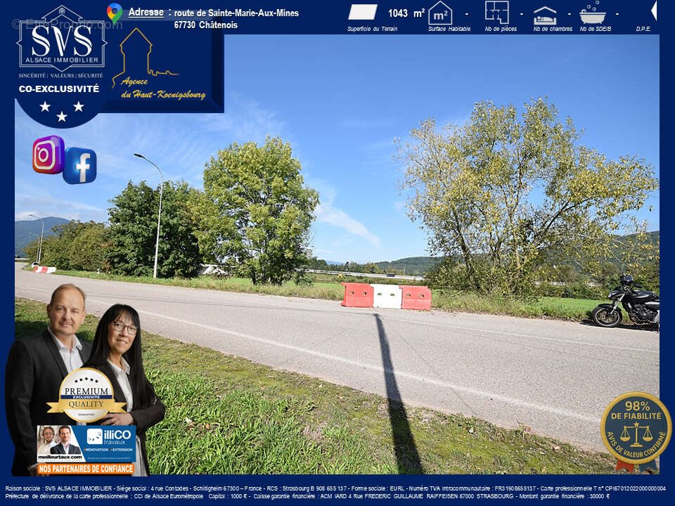 Terrain à CHATENOIS