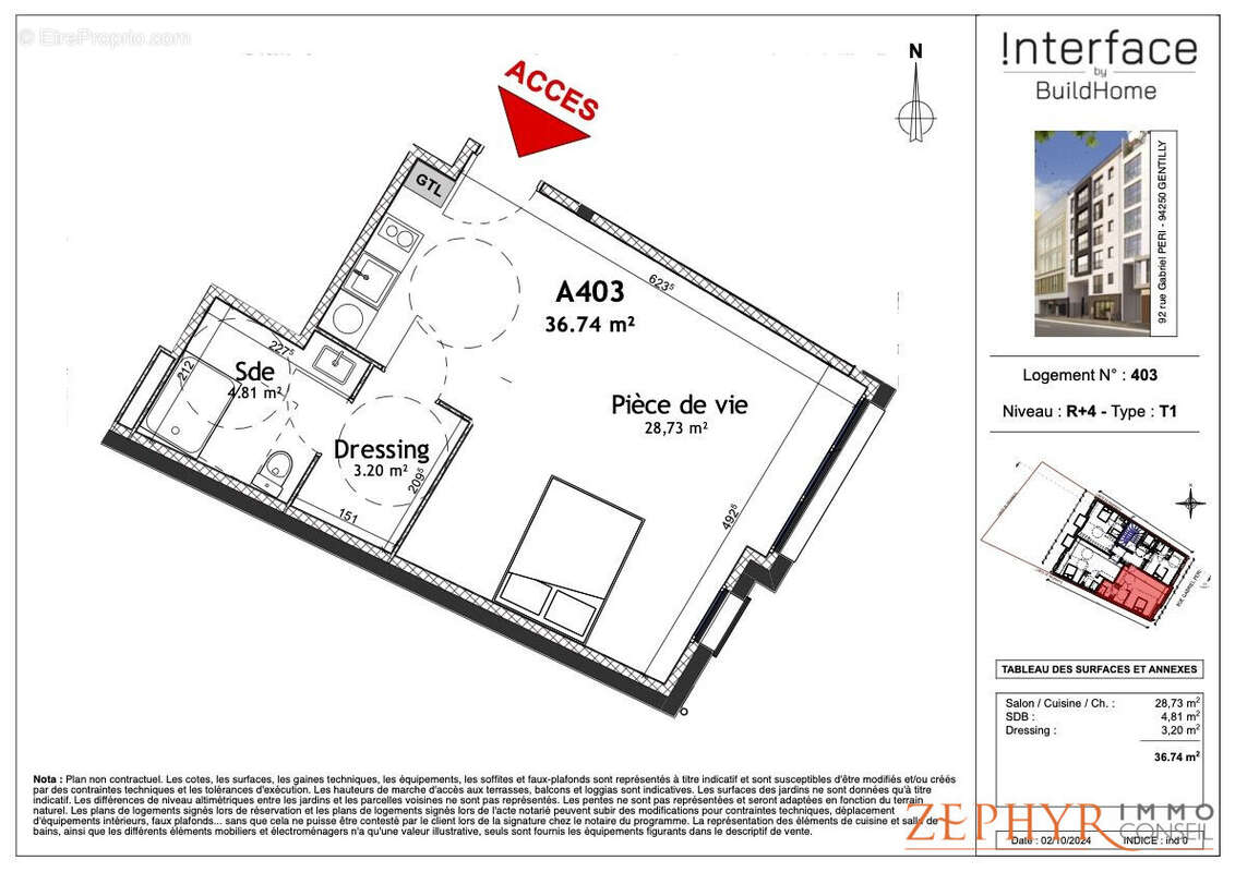 Appartement à GENTILLY