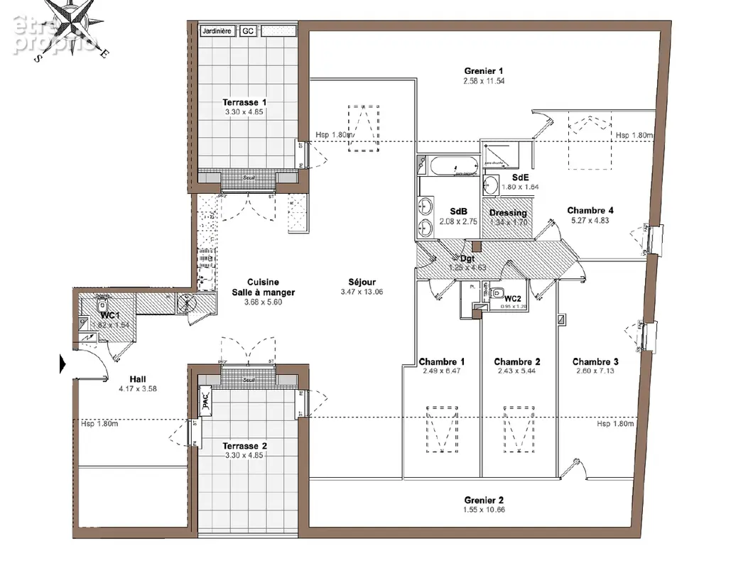 Dernier etage mansarde - photo 2