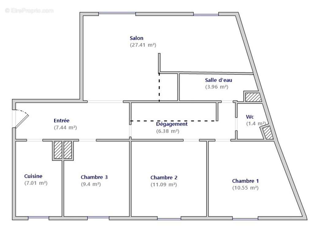 Appartement à PARIS-11E