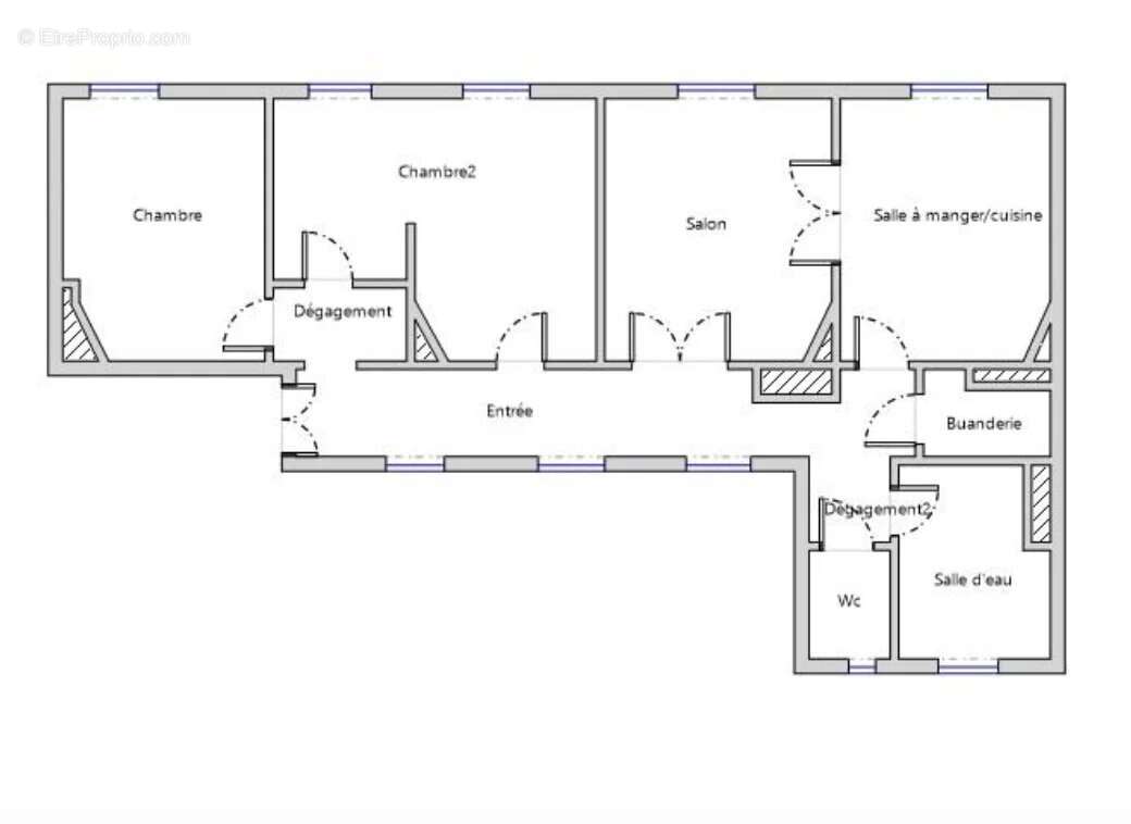 Appartement à PARIS-20E