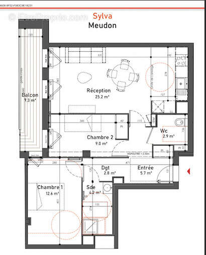 Appartement à MEUDON