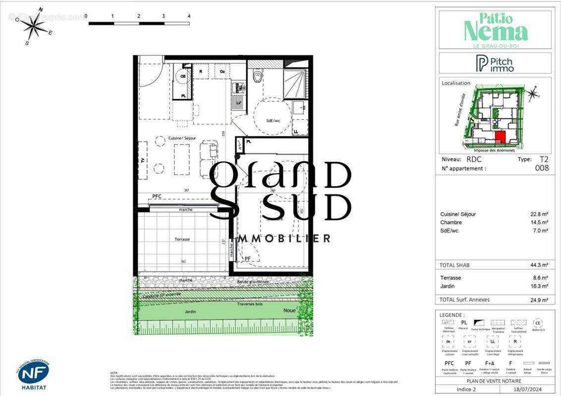 Appartement à LE GRAU-DU-ROI