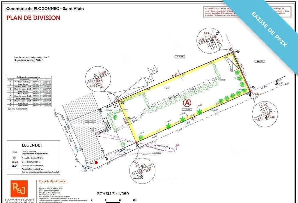 Terrain à PLOGONNEC