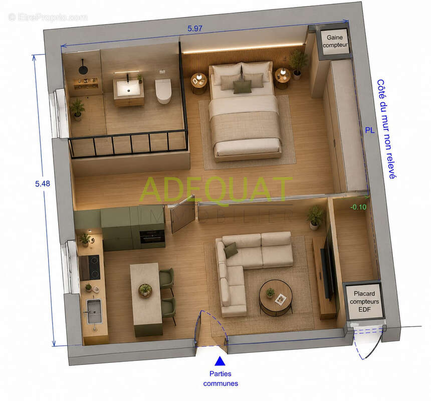 Appartement à LA TOUR-DU-PIN