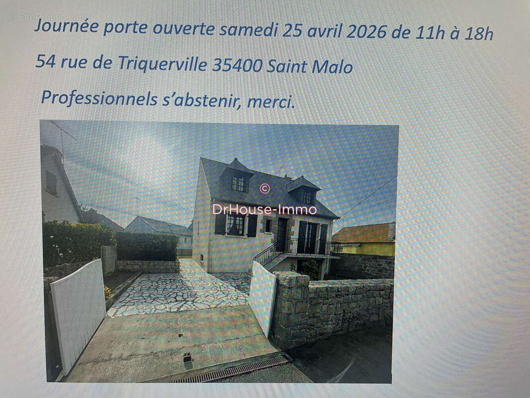 Maison à SAINT-MALO